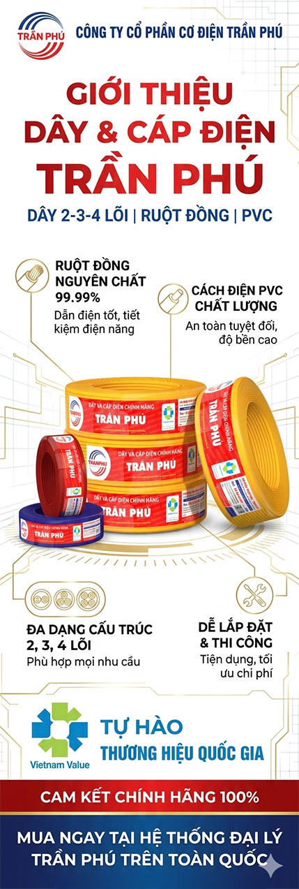 Dây Cáp điện trần phú